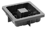 TORTIERA PAVOCAKE SQUARE 150 X 150 X H 55 MM - VOL.1000 ML + PACK - KE037S - PAVONI ITALIA