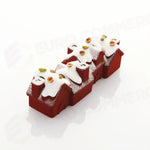 TORTIERA PAVOCAKE TRONCHETTO CHALET 250 X 83 X H 90 MM - VOL.1230 ML - KE078S - PAVONI ITALIA