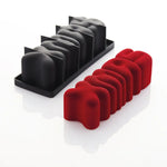 TORTIERA PAVOCAKE TRONCHETTO XMAS 250 X 80 X H 75 MM - VOL.1260 ML + PACK - KE079S - PAVONI ITALIA