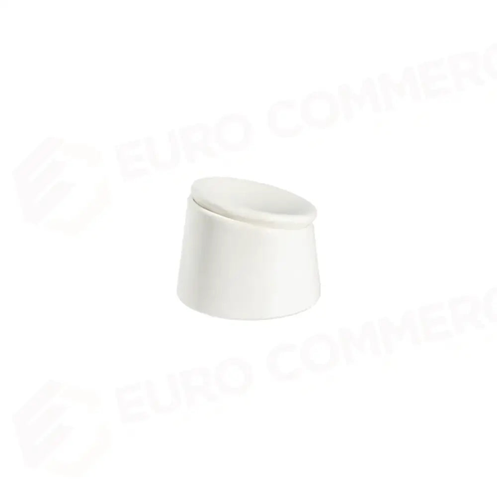 TRANSPARENT BEVEL SUGAR CIOTOLA 400 CC (WITH LID) - 10000-317040 - ID FINE