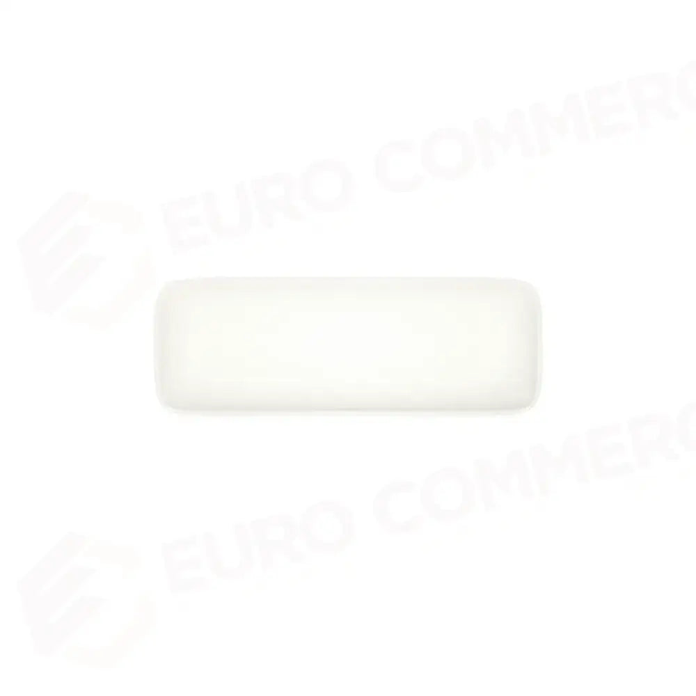 TRANSPARENT QUADRO RECTANGULAR PLATE 30 CM (30 * 11) - 10000-151630 - ID FINE