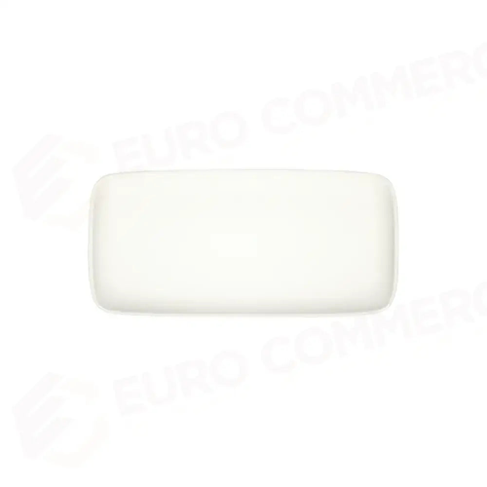 TRANSPARENT QUADRO RECTANGULAR PLATE 35 CM (34 * 16) - 10000-151635 - ID FINE