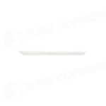 TRANSPARENT QUADRO RECTANGULAR PLATE 35 CM (34 * 16) - 10000-151635 - ID FINE