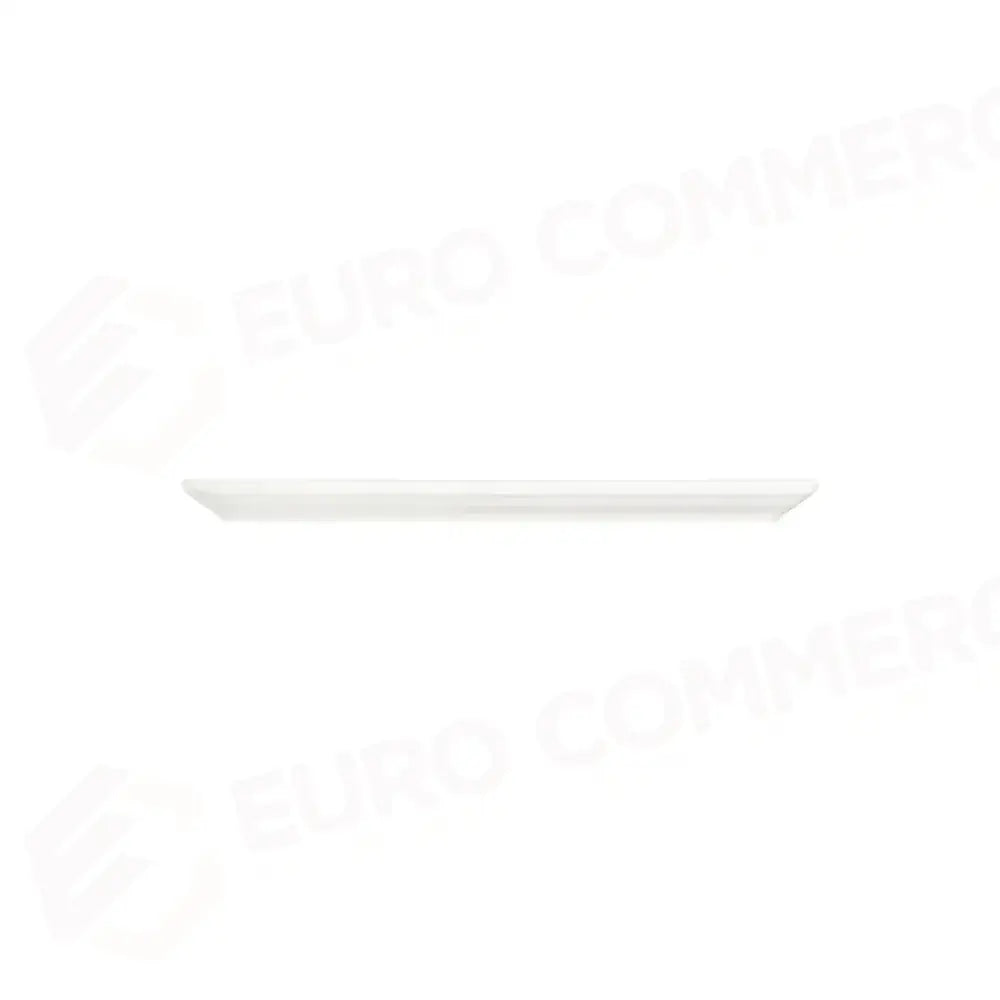 TRANSPARENT QUADRO RECTANGULAR PLATE 35 CM (34 * 16) - 10000-151635 - ID FINE