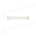 TRANSPARENT QUADRO RECTANGULAR PLATE 35 CM (34 * 16) - 10000-151635 - ID FINE