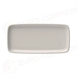 TRANSPARENT QUADRO RECTANGULAR PLATE 35 CM (34 * 16) - 10000-151635 - ID FINE