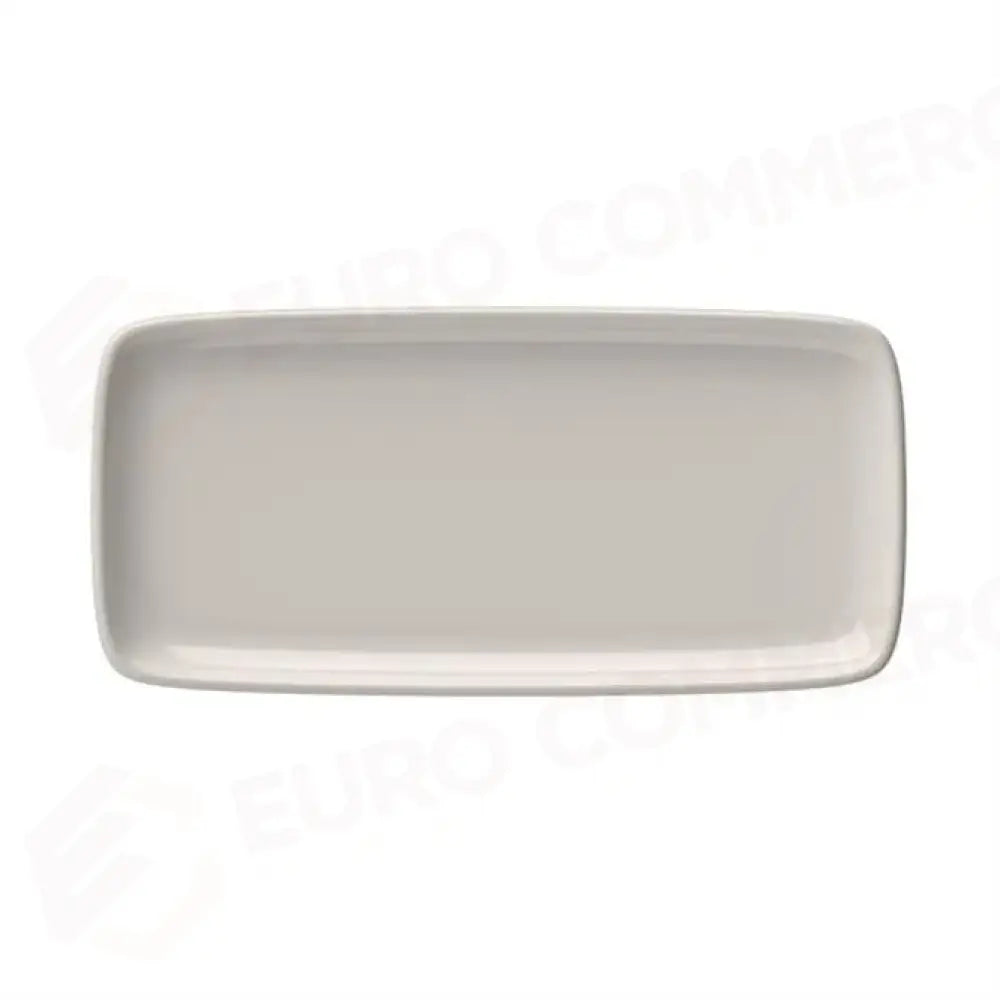 TRANSPARENT QUADRO RECTANGULAR PLATE 35 CM (34 * 16) - 10000-151635 - ID FINE