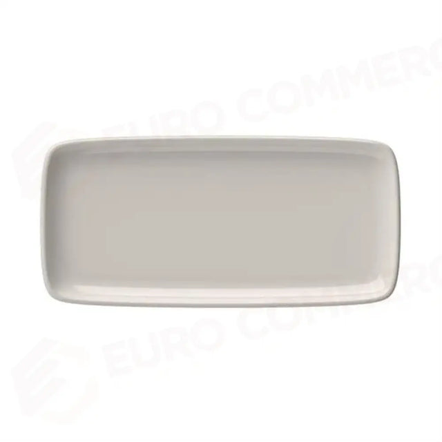 TRANSPARENT QUADRO RECTANGULAR PLATE 35 CM (34 * 16) - 10000-151635 - ID FINE
