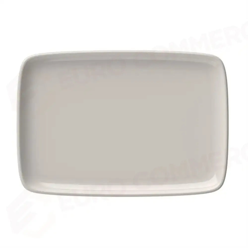 TRANSPARENT QUADRO RECTANGULAR PLATE 37 CM (33 * 23) - 10000-151637 - ID FINE