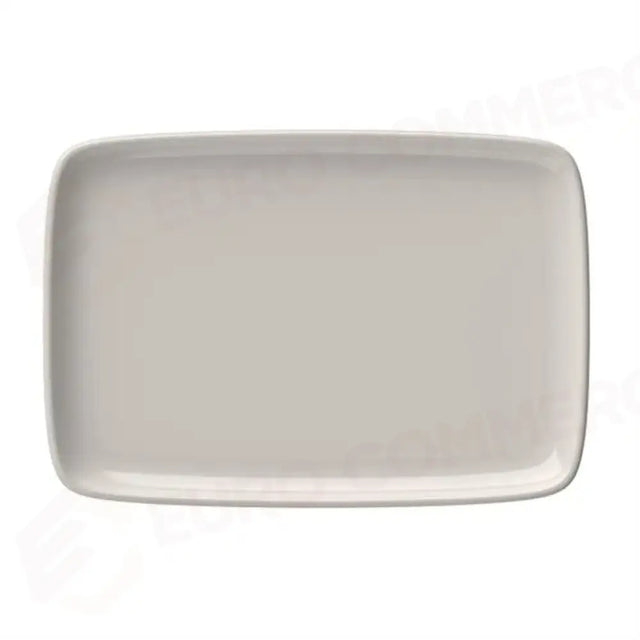 TRANSPARENT QUADRO RECTANGULAR PLATE 37 CM (33 * 23) - 10000-151637 - ID FINE
