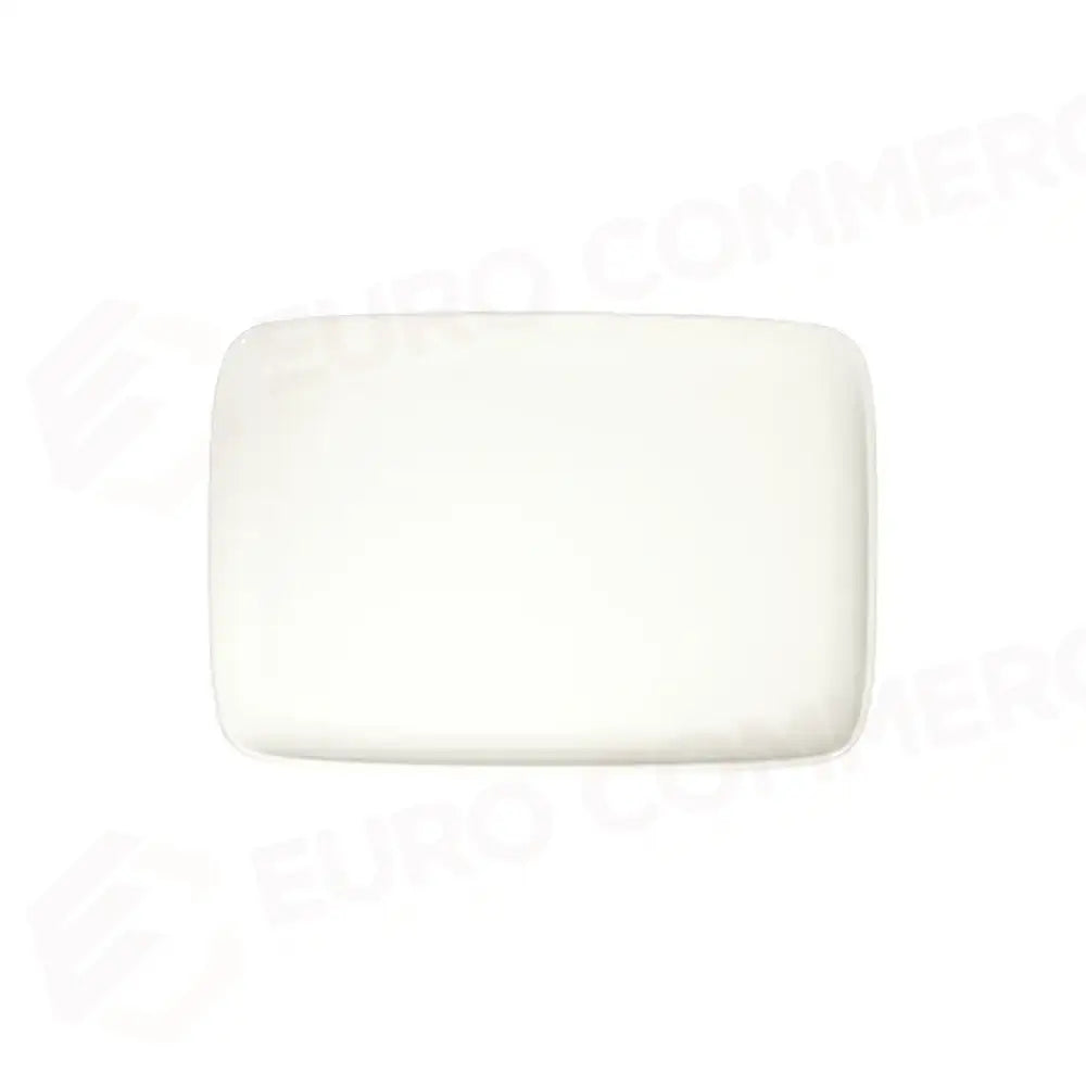 TRANSPARENT QUADRO RECTANGULAR PLATE 37 CM (33 * 23) - 10000-151637 - ID FINE