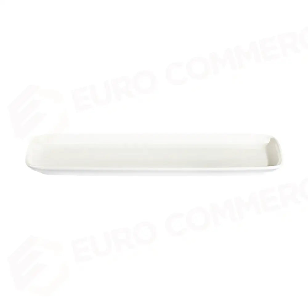 TRANSPARENT QUADRO RECTANGULAR PLATE 46 CM (45 * 18) - 10000-151646 - ID FINE
