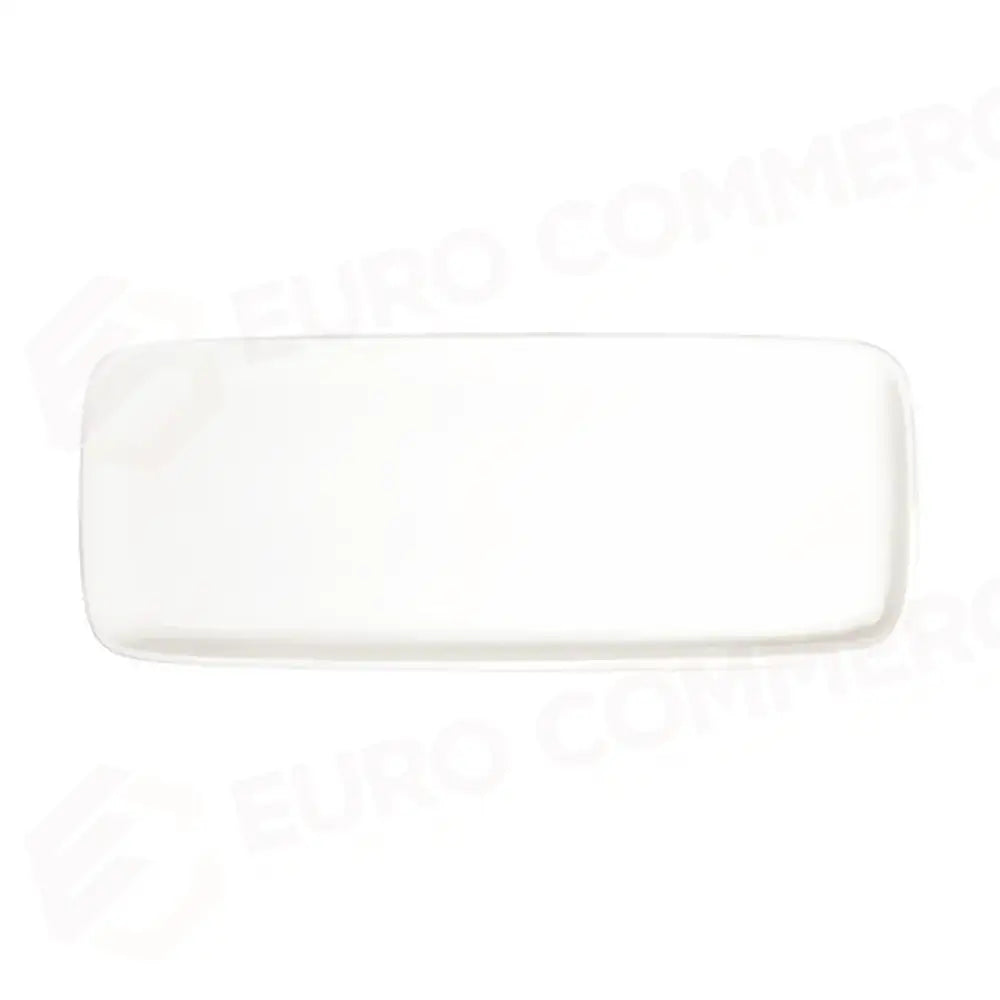 TRANSPARENT QUADRO RECTANGULAR PLATE 46 CM (45 * 18) - 10000-151646 - ID FINE