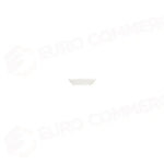 TRANSPARENT QUADRO RECTANGULAR PLATTER 9 CM (9 * 6) - 10000-153109 - ID FINE