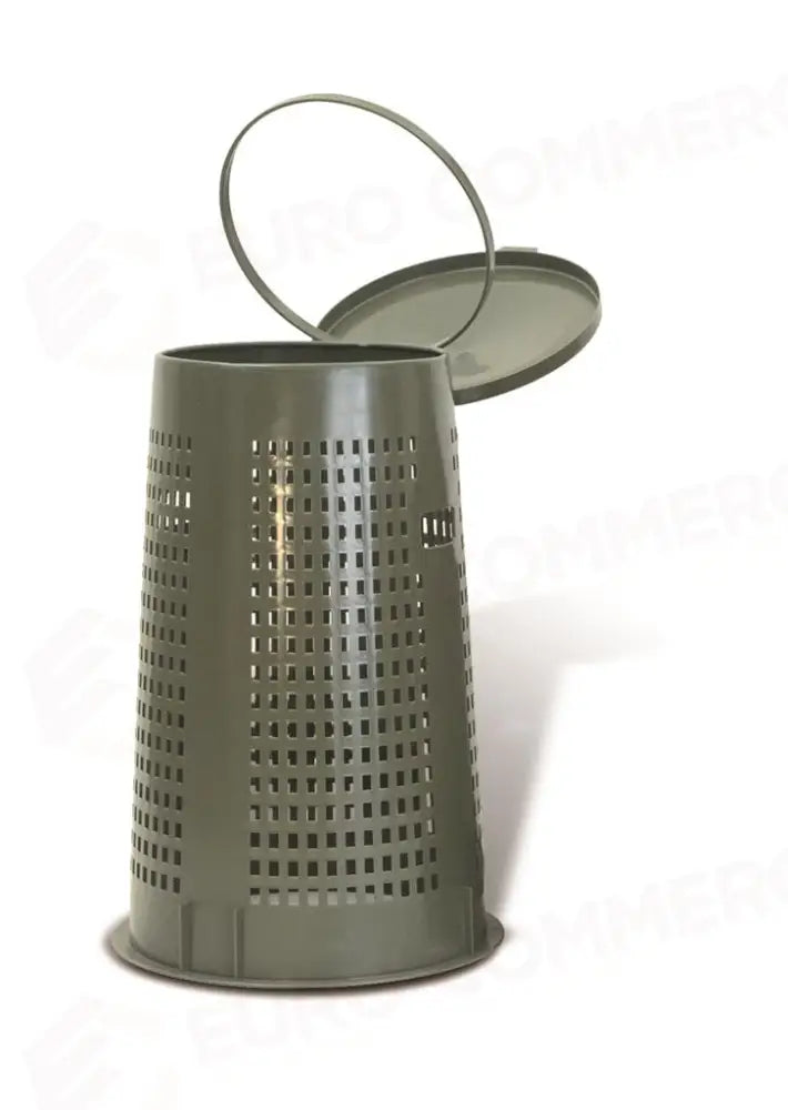 TRESPOLO CON COPERCHIO 52 CM VERDE ZEFFIRO 8375 GIGANPLAST - 1190109 - MEDRI