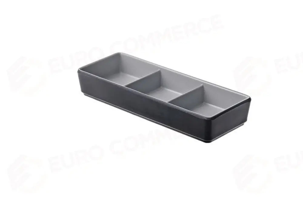 TRIS CIOTOLINE TENERIFE BICOLOR GRIGIO - 17,5X6,5X2,8 CM - T8554 - LEONE - MELAMINA COLOR