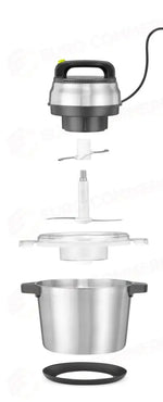 TRITACARNE A VASCA HENDI KITCHEN LINE 230V/1200W 363X272X(H)328MM - 237991