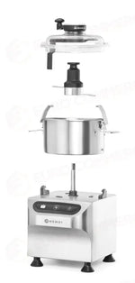 TRITATUTTO A CIOTOLA ELETTRICO HENDI PROFI LINE 5 KG ARGENTO 230V/800W 377X350X(H)520MM - 210284