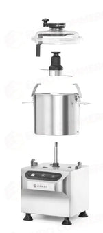 TRITATUTTO A CIOTOLA ELETTRICO HENDI PROFI LINE 5 KG ARGENTO 230V/800W 377X350X(H)520MM - 210284