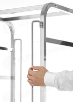 TROLLEY PER CESTELLI LAVASTOVIGLIE - 7 X 500 500MM HENDI 615X560X(H)1710MM - 810583