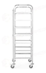 TROLLEY PER CESTELLI LAVASTOVIGLIE - 7 X 500 500MM HENDI 615X560X(H)1710MM - 810583