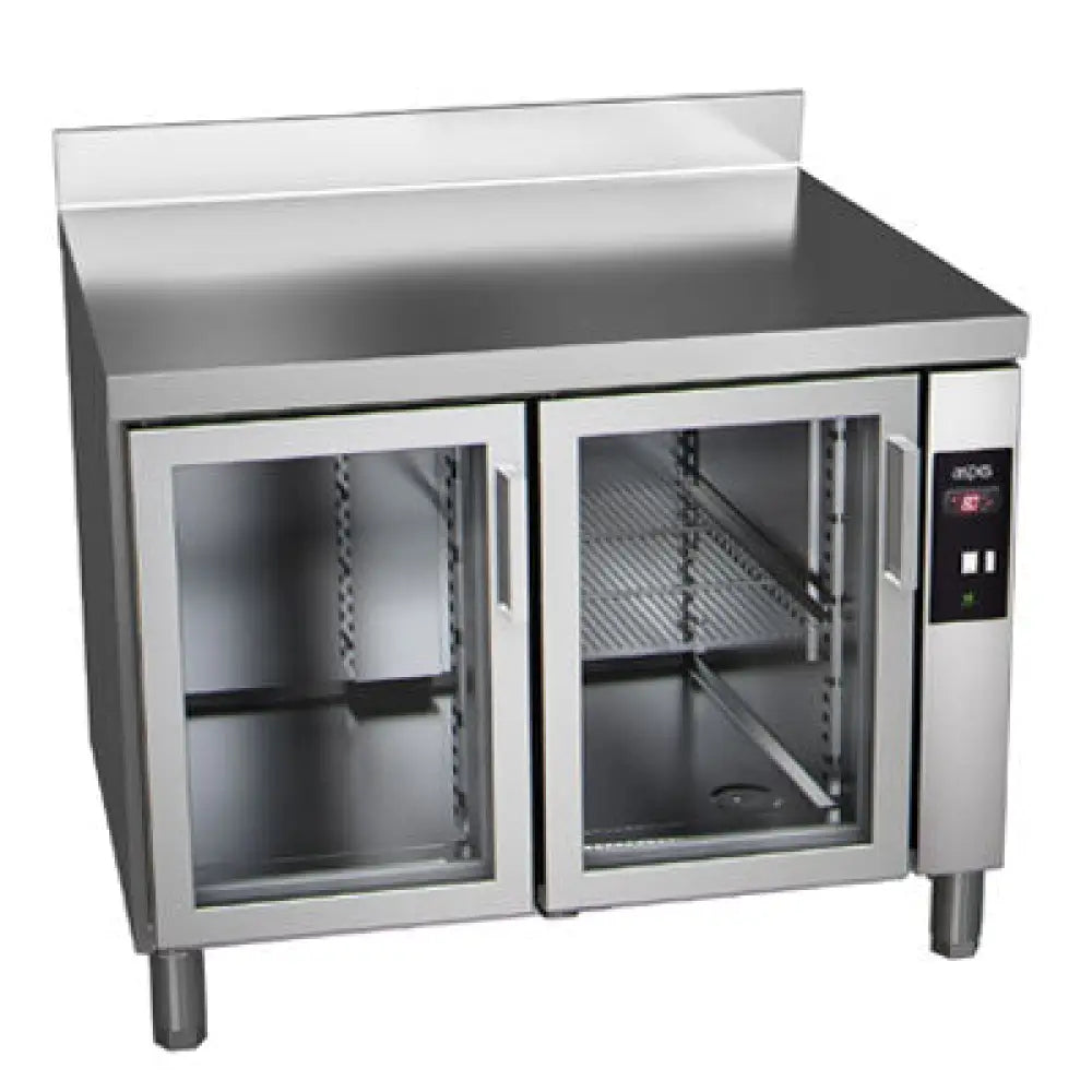 TSP 117 R PC-TAVOLO REFRIGERATO POSITIVO SNACK PER GRUPPO REMOTO CON PORTE IN VETRO. - ASPES PROFESSIONAL - TAVOLI