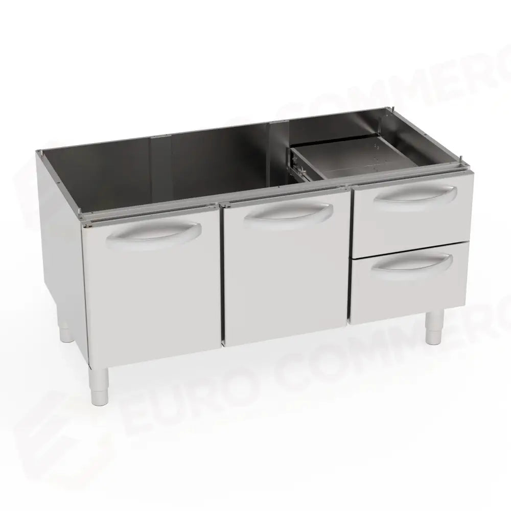 VANO NEUTRO 120_L7 CON PORTE E CASSETTI - 716080 - TECNOINOX