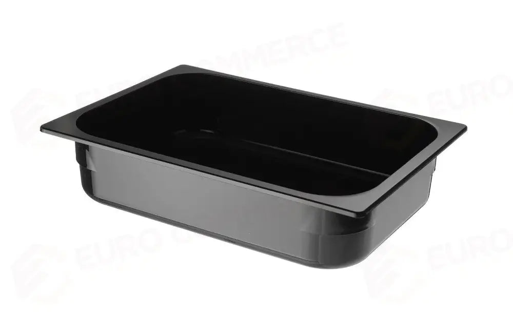 VASCA DA GELATO IN POLICARBONATO 5L NERO 360X250X(H)80MM - HENDI