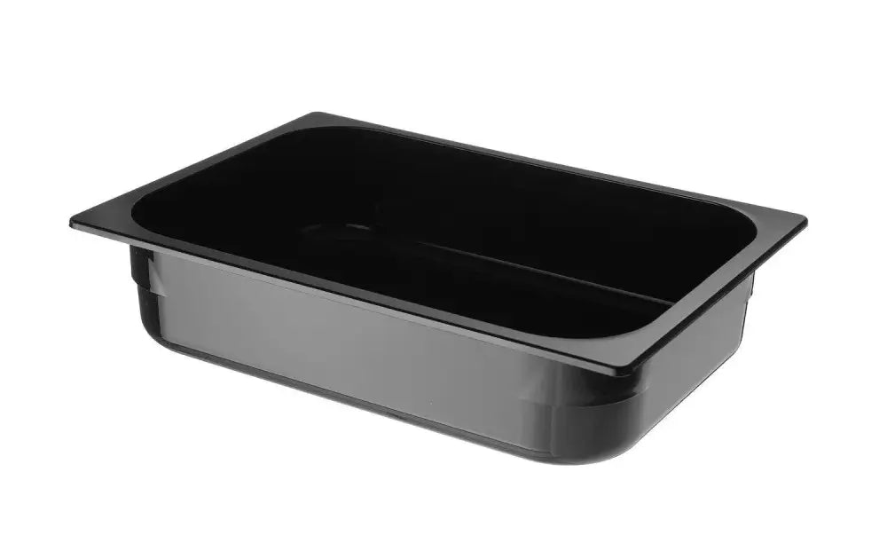 VASCA DA GELATO IN POLICARBONATO 5L NERO 360X250X(H)80MM - HENDI
