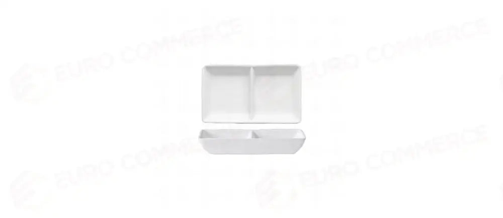 VASS.RETTANGOLARE 2 SCOMP.BIANCO OPACO 11,8X7 - 144106 - MORINI