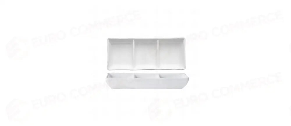 VASS.RETTANGOLARE 3 SCOMP.BIANCO LUC.16,7X7 - 144101 - MORINI