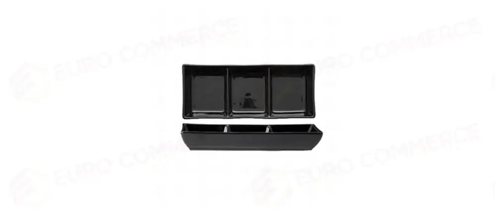 VASS.RETTANGOLARE 3 SCOMP.NERO 16,7X7 - 144102 - MORINI