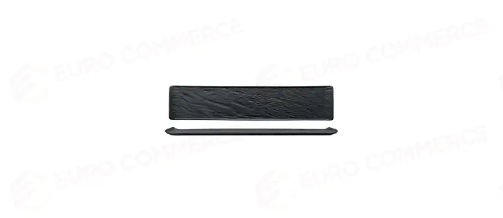 VASS.RETTANGOLARE EFF.PIETRA 30X10 NERO - 126635 - MORINI