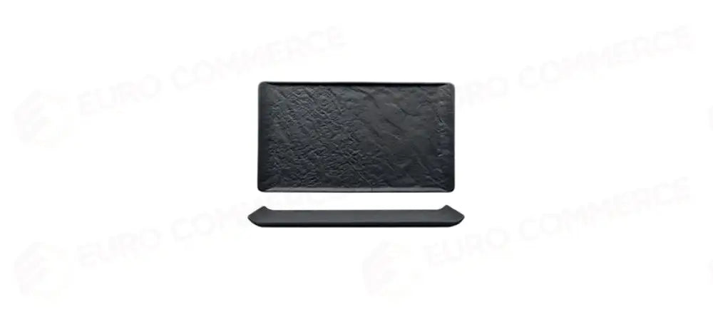 VASS.RETTANGOLARE EFF.PIETRA 34X20 NERO - 126629 - MORINI