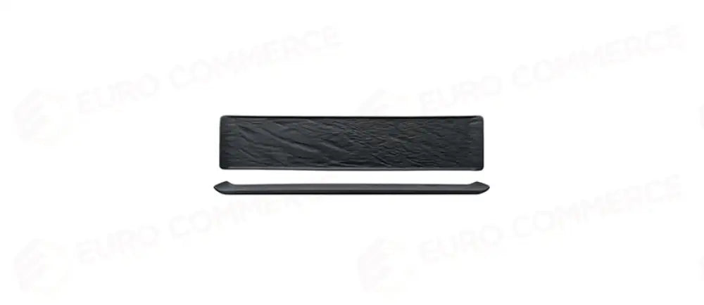 VASS.RETTANGOLARE EFF.PIETRA 47X10 NERO - 126633 - MORINI