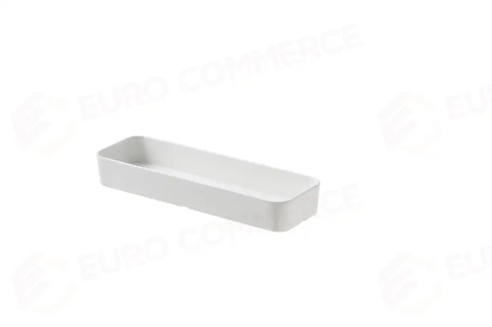 VASSOIETTO BORDI DRITTI BIANCO - 28X9X4 CM - 600 ML - T8446 - LEONE - MELAMINA BIANCA