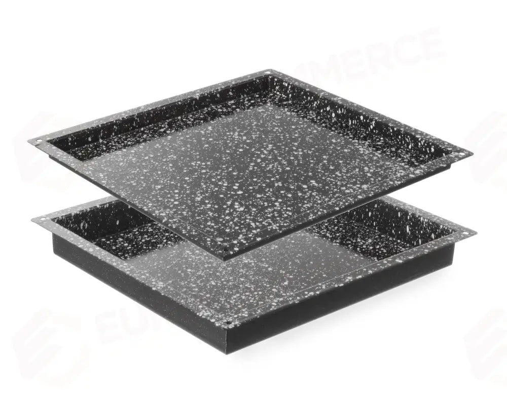 VASSOIO CONVECTOMAT CLASSIC GN 2/3 HENDI NERO 354X325X(H)60MM RETTANGOLARE - 890332