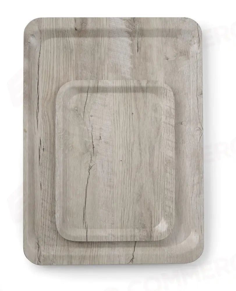 VASSOIO DA SERVIZIO IN MELAMINA CON STAMPA TIPO LEGNO AMERBOX LEGNO CHIARO 240X340MM - HENDI