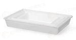 VASSOIO DI PREPARAZIONE HENDI 12L BIANCO 535X385X(H)85MM - 873441
