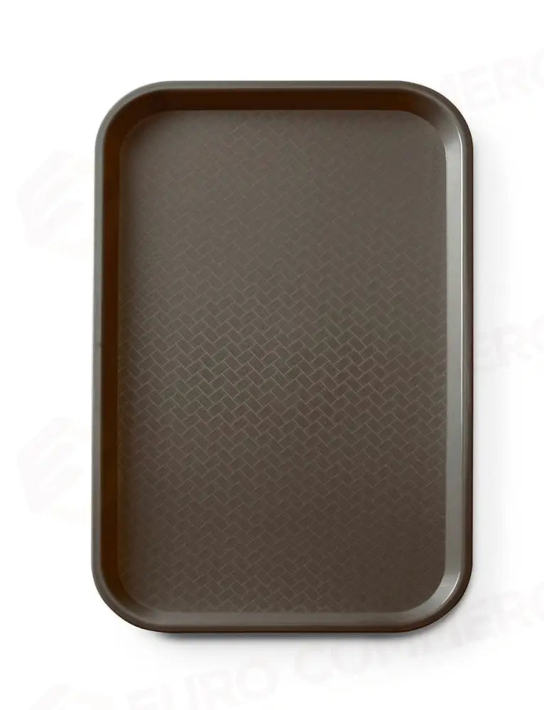 VASSOIO FAST FOOD IN POLIPROPILENE GN 1/1 AMERBOX GN 1/1 MARRONE 530X325X(H)20MM - HENDI