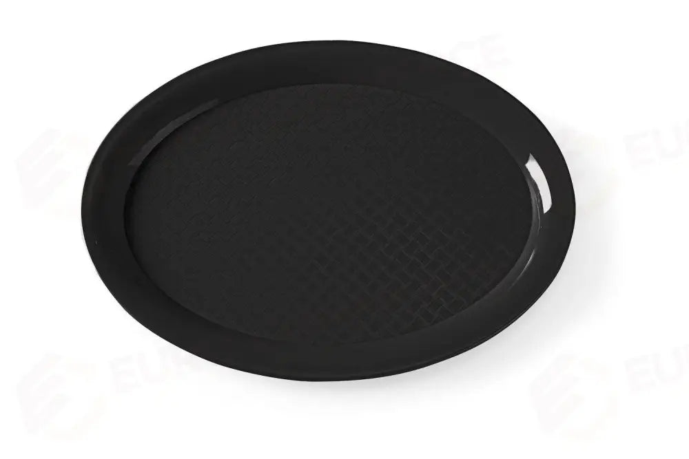 VASSOIO FAST FOOD IN POLIPROPILENE OVALE NERO 265X195X(H)15MM - HENDI