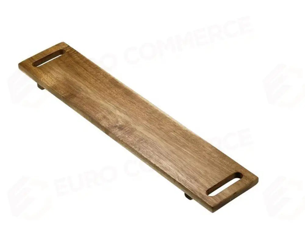 VASSOIO IN ACACIA NATURALE - 60X12,5X3 CM - S5013 - LEONE - VASSOI E TAGLIERI IN ACACIA