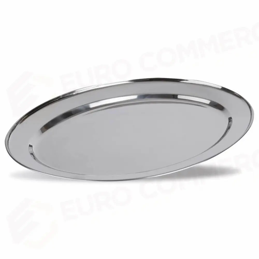 VASSOIO INOX OVALE CON BORDO ARROTONDATO 250X175MM - 419-425 - KAREL - Attrezzatura