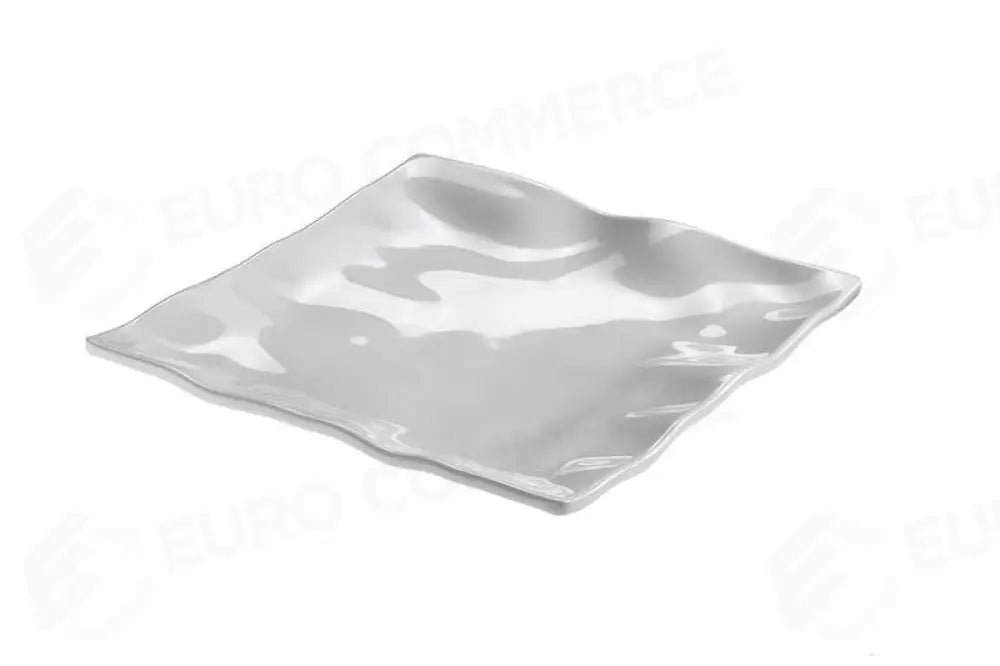 VASSOIO LE PERLE BIANCO - QUADRATO CM.30X30X4H - T8140 - LEONE - MELAMINA BIANCA