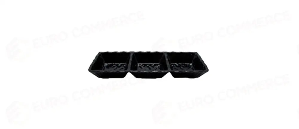VASSOIO MEL.26,4X9,2 3/SC NERO KB5403HGB - 123152 - MORINI