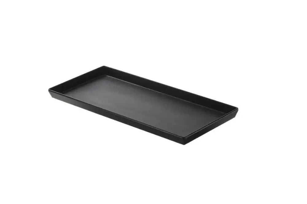 VASSOIO NERO LANZAROTE NERO - 29X13,5X2 CM - T8265 - LEONE - MELAMINA NERA