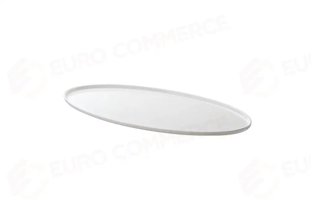 VASSOIO OVALE SNOW BIANCO - 60X30X1,6 CM - T8436 - LEONE - MELAMINA BIANCA