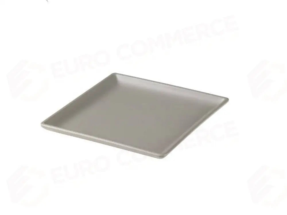 VASSOIO QUADRATO IN MELAMINA GRIGIO CHIARO - 17X7X1,8 CM - T8500 - LEONE - MELAMINA COLOR