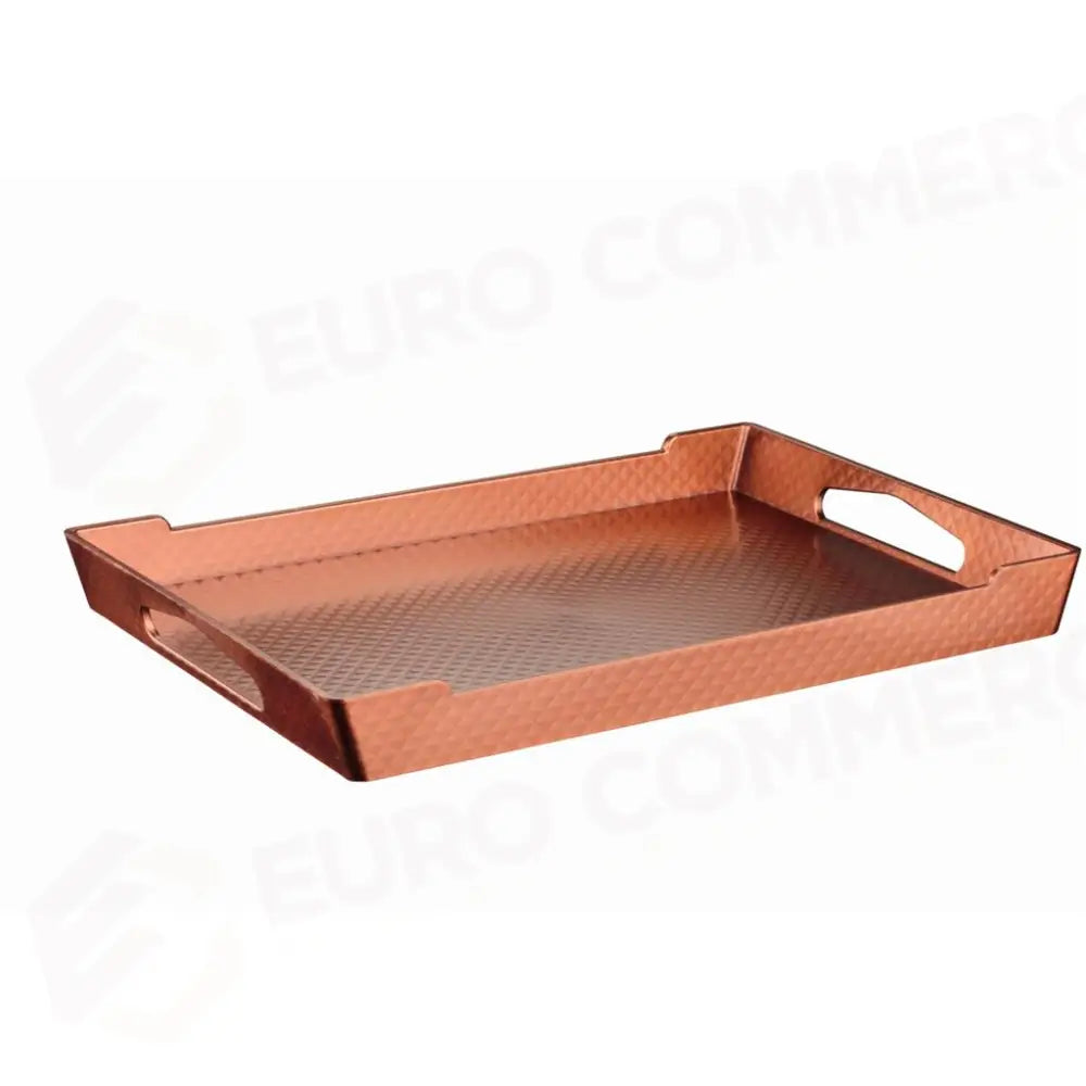 VASSOIO RETTANGOLARE 51X35 CM DIAMANTE RAME 8924 MC - 20140073 - MEDRI