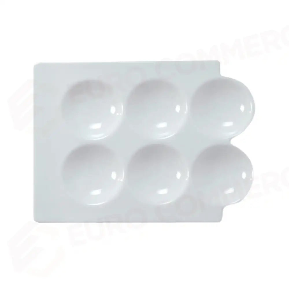 VASSOIO RETTANGOLARE 6 SCOMPARTI 25X18 CM ANTIPASTIERE 5197 MEDRI - 11460078 - MEDRI